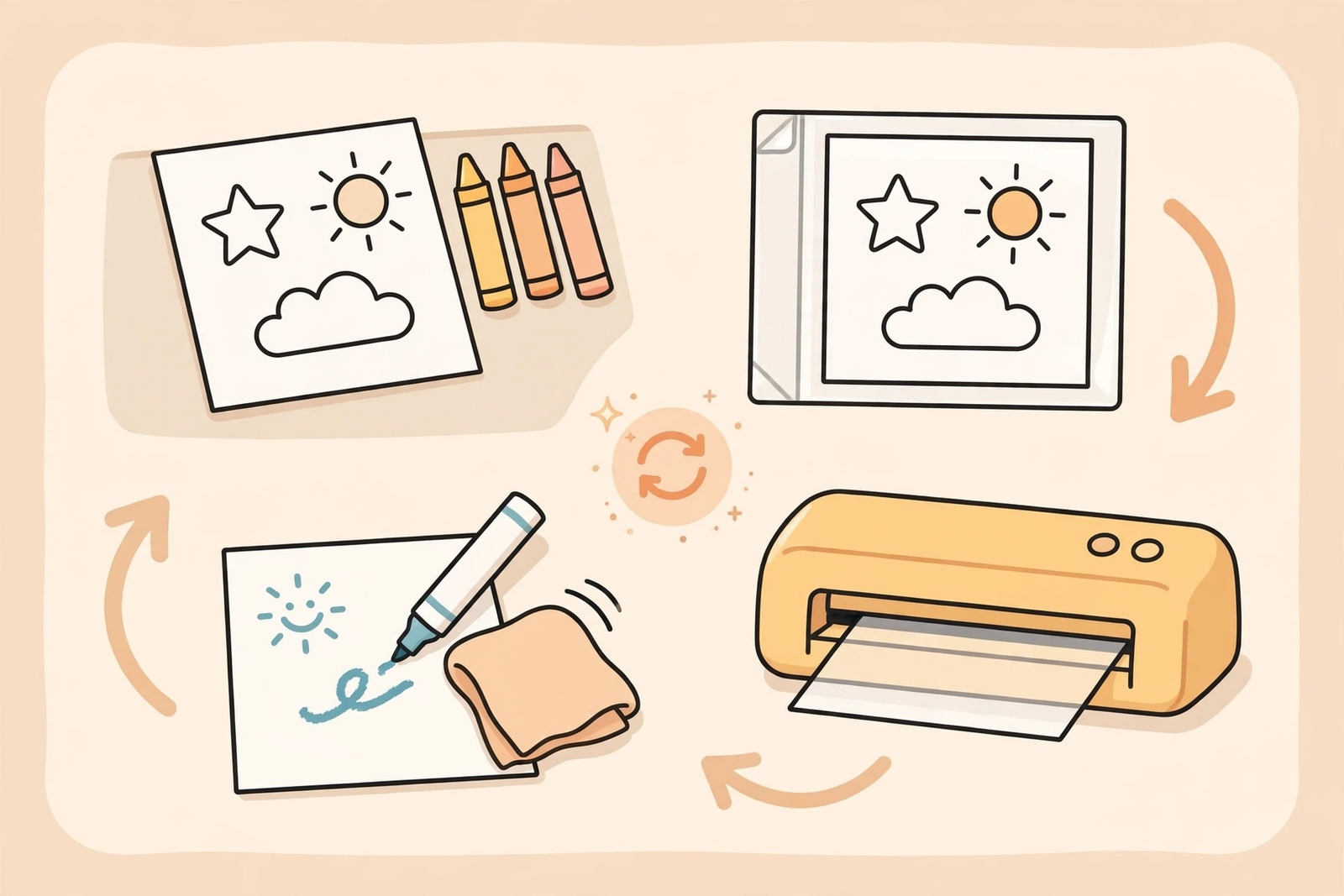 Laminate and Reuse Coloring Pages